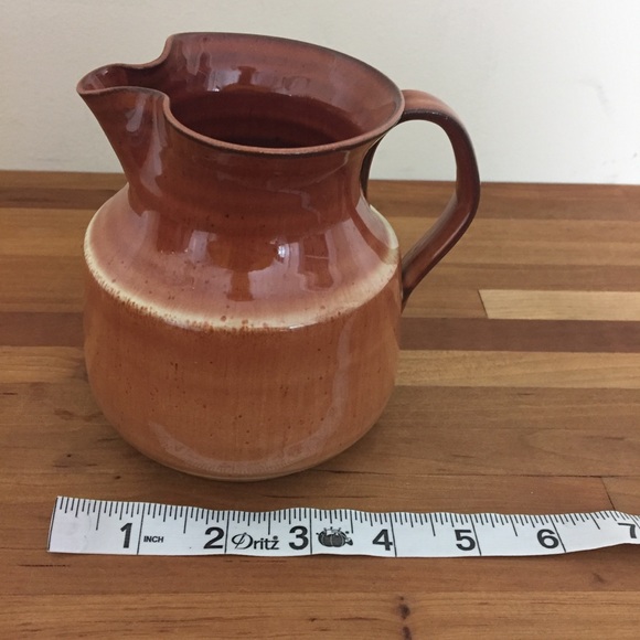 Boho Handmade Decor Ceramic Creamer Pitcher - Picture 9 of 10
